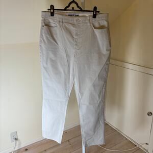 Lands' End NWT Women's Khaki Straight Leg Jeans Size 16